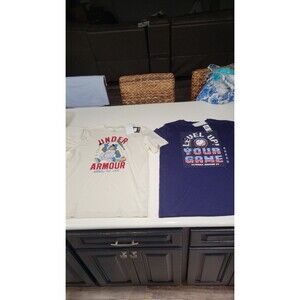 Under Armour Boys Freedom Baseball Logo T-Shirt New With Tags Size YXL Lot B19